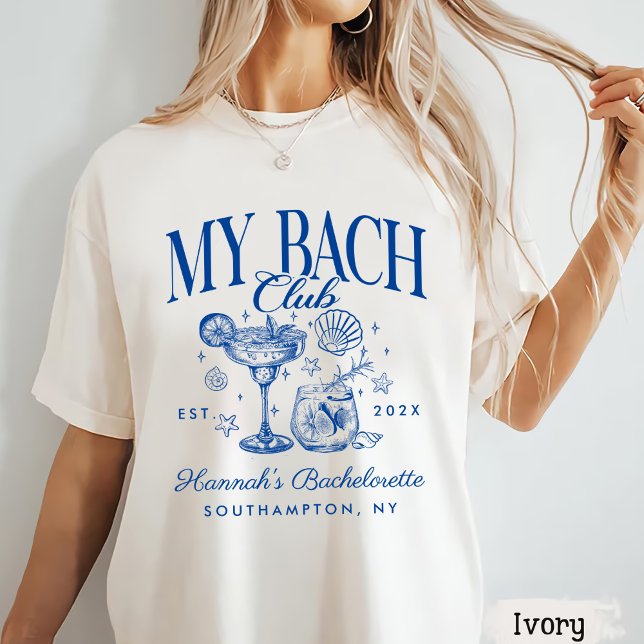 Camiseta Fim de Semana de Despedida de Solteira Rosa e Azul (Criador carregado)