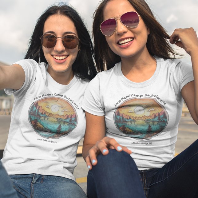 Camiseta Fim de Semana de Festa de solteira de Campo (Criador carregado)