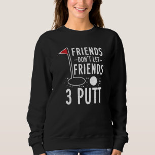 Camiseta Fim de Semana de Golfe Não Deixe Amigos 3 Tacos Ga