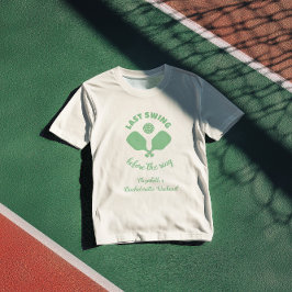 Camiseta Fim de semana de solteira de Pickleball
