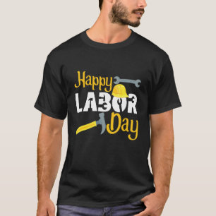 Camiseta Fim de Semana Mecânico Feliz do Trabalho 2021