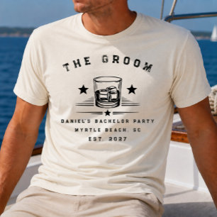 Camiseta Fim de Semana Personalizado com Tema de Uísque par