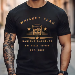 Camiseta Fim de Semana Personalizado com Tema de Uísque par