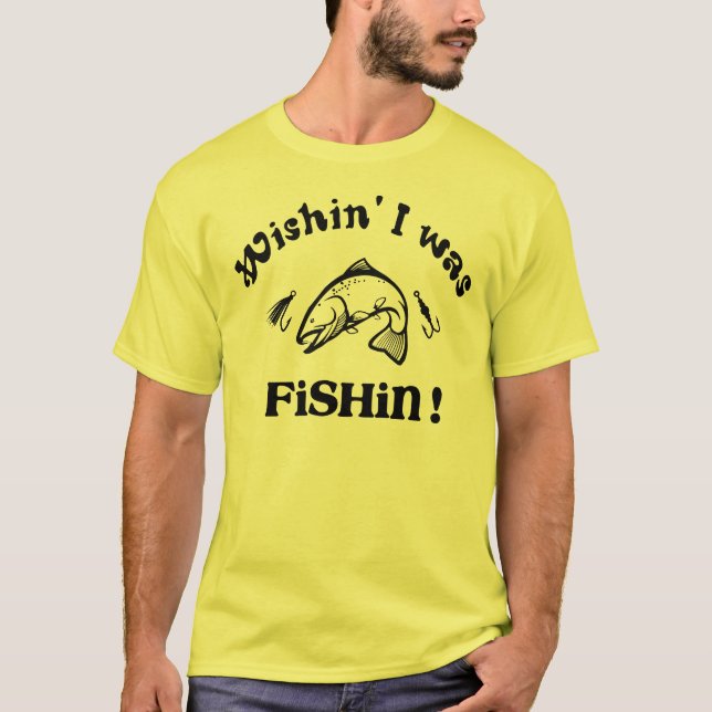 Camiseta fim de semana pescando cerveja engraçada churrasco (Frente)
