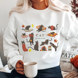 Camiseta Fim do Bom Outono de Gato
