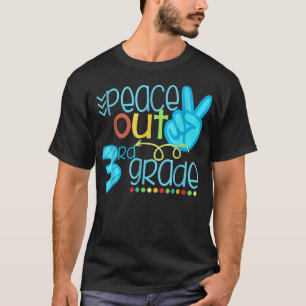 Camiseta Fim Engraçado do 3º Ano Escolar
