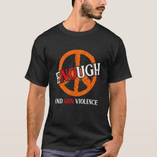 Camiseta Fim suficiente da violência contra as armas, sem V