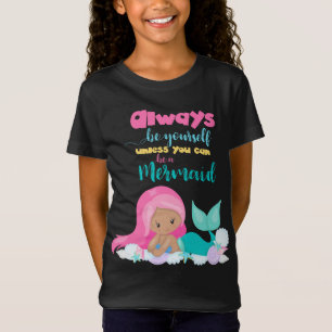 Camiseta fina das garotas de Sereia