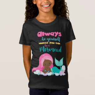 Camiseta fina das meninas da Sereia