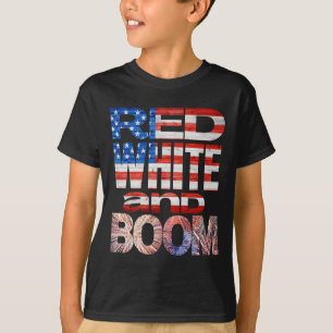 Camiseta Finale Do Quarto De Julho, Red White E Boom Firewo