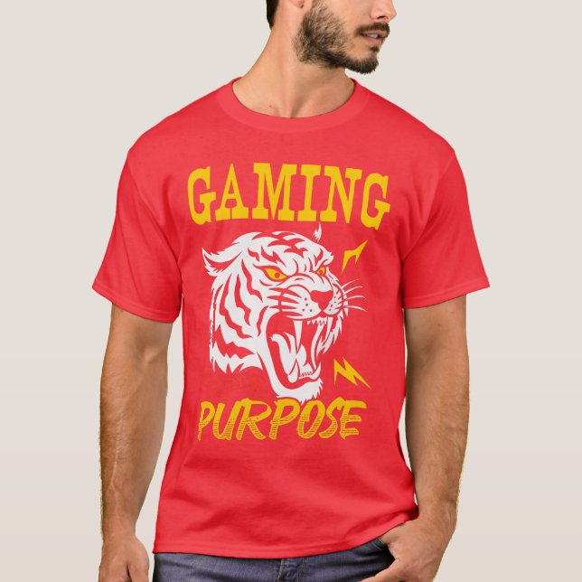 Camiseta Finalidade de jogo Fierceiger Design para jogadore (Frente)