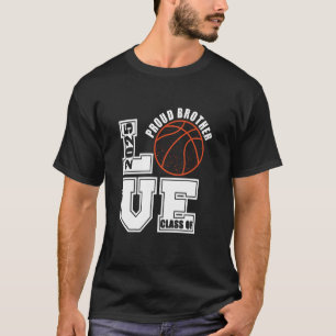 Camiseta Finalista 2025 Irmão Orgulhoso Turma De 2025 Basqu