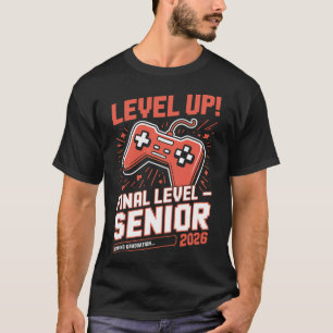 Camiseta Finalista 2026 Turma De 2026 Gamer Divertido Gradu