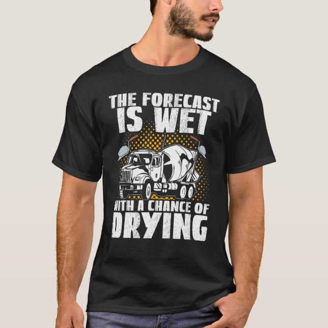 Camiseta Finalizador de Concreto de Construção (Frente)