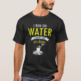 Camiseta Finalizador de Concreto de Mens para Construção de