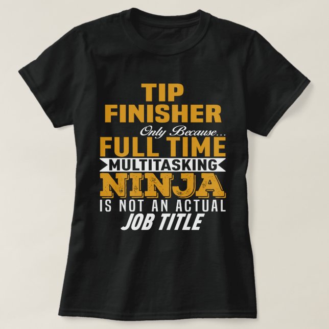 Camiseta Finalizador de Dicas (Frente do Design)