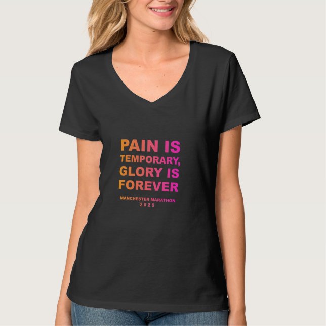 Camiseta Finalizador Marathon MANCHESTER 2025 (Frente)
