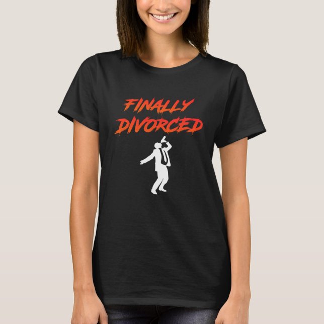 Camiseta Finally Divorced Ex Husband Divorce Pary Men (Frente)