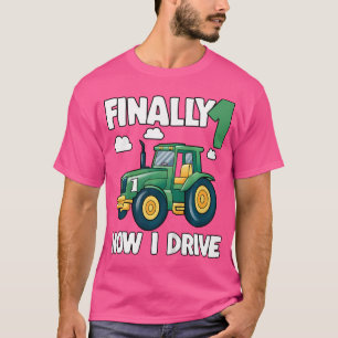 Camiseta Finalmente 1 Agora Eu Dirijo 1º Aniversário Festa 