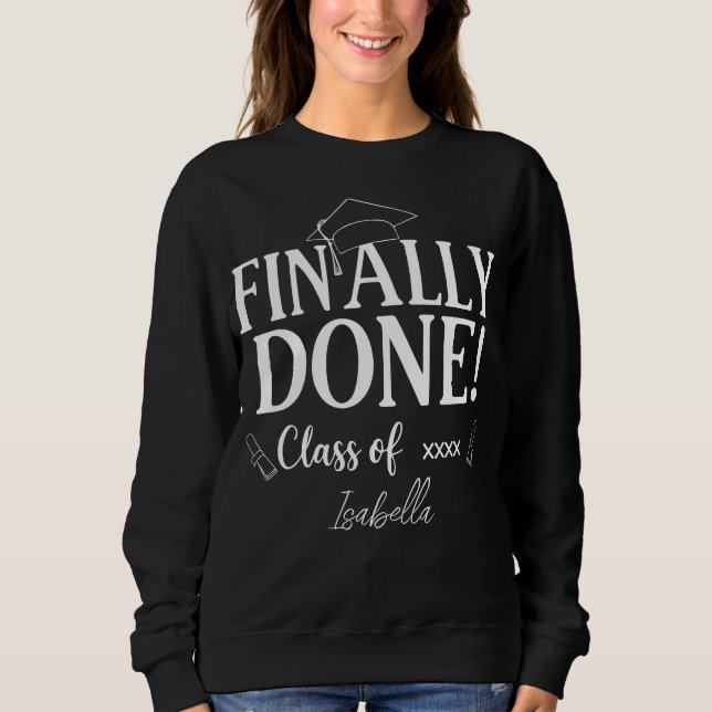 Camiseta Finalmente Concluída Turma de 2026 Graduação| Pers (Frente)