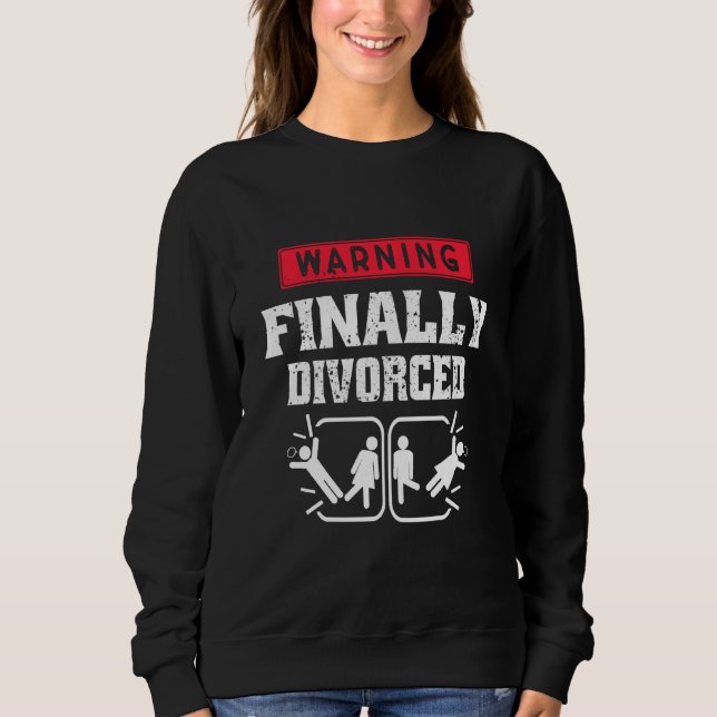 Camiseta Finalmente Divorciada Funny Divorciada Marido Humo (Frente)