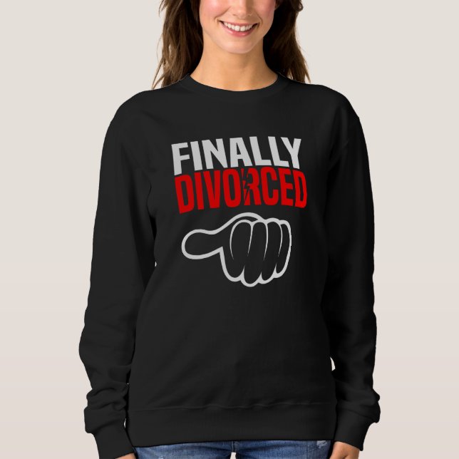 Camiseta Finalmente Divorciado  Festa de Divórcio e Separaç (Frente)