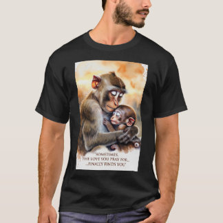 Camiseta "Finalmente Encontrei Você" - Mãe Adotiva e Bebê M