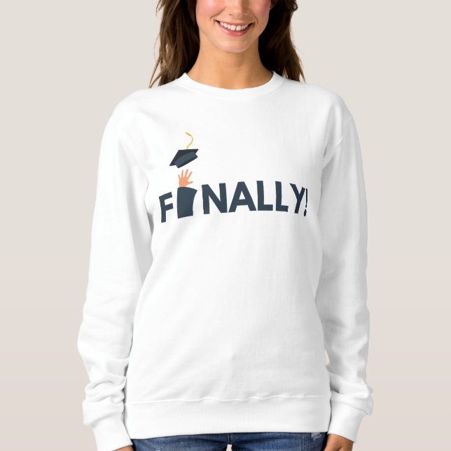 Camiseta Finalmente Graduada Mulheres  (Frente)