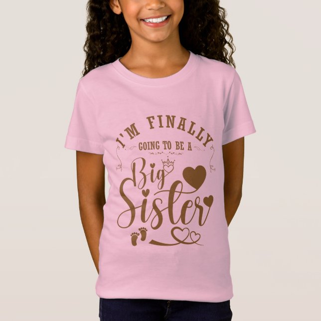 Camiseta Finalmente, vou ser uma grande gravidez.  (Frente)