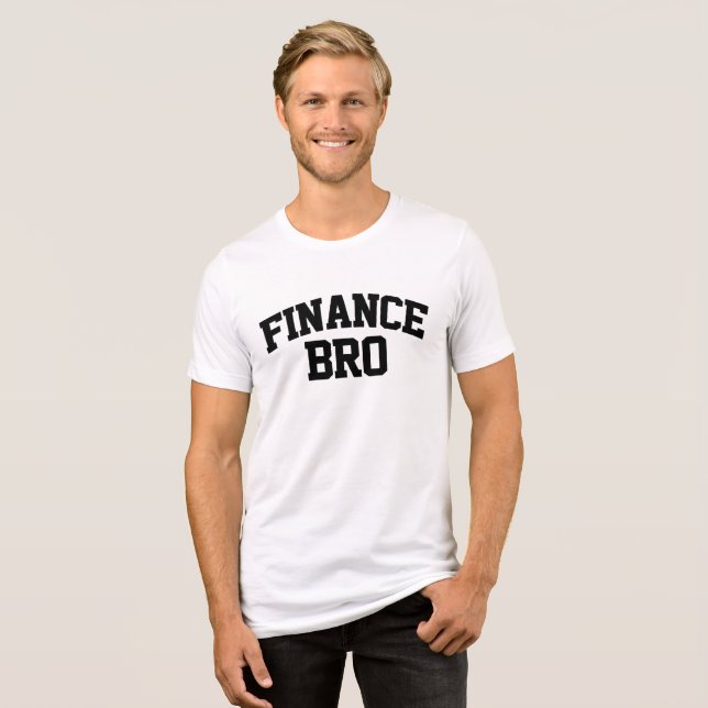 Camiseta Finanças Bro Funny Finanças (Frente Completa)