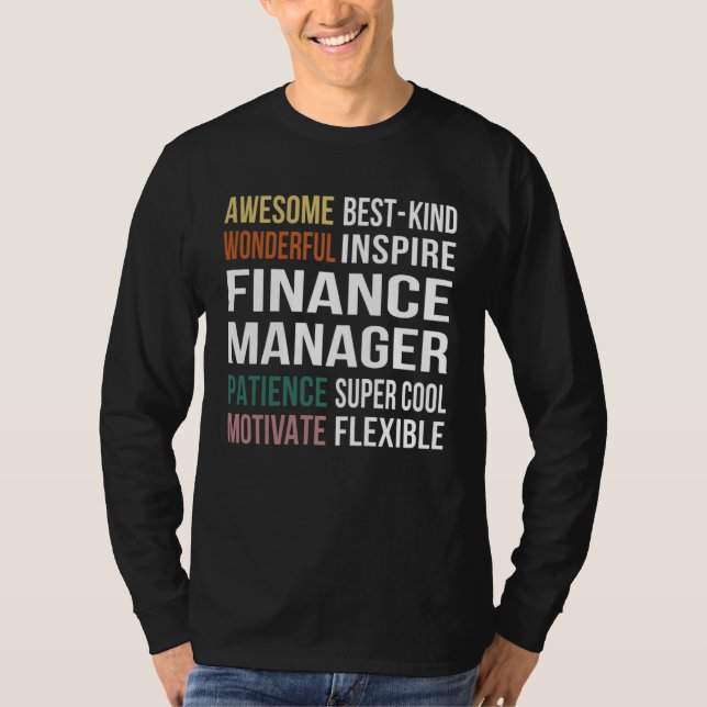 Camiseta Finance Manager  Appreciation (Frente)