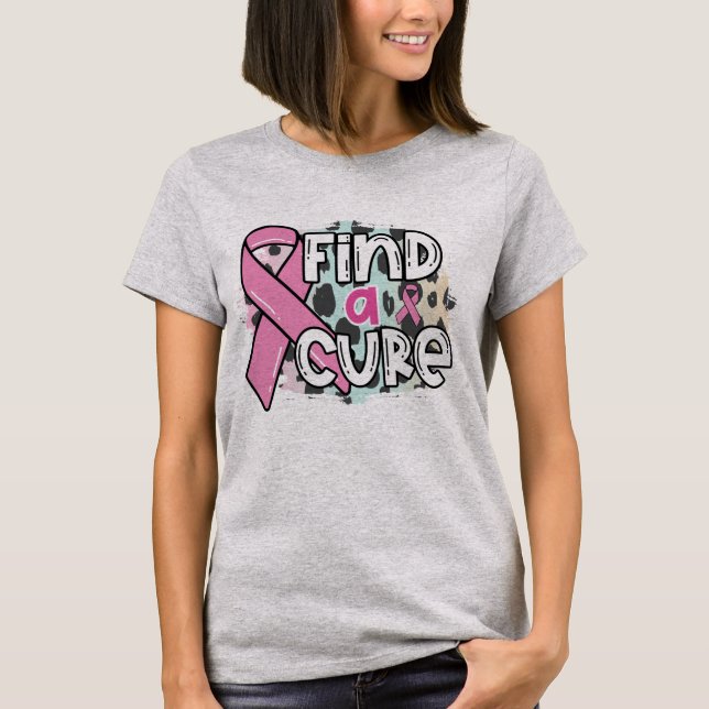 Camiseta Find a Cure - Breast Cancer Awareness (Frente)