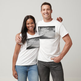 Camiseta Fine Wind, Clear Morning / Black and White