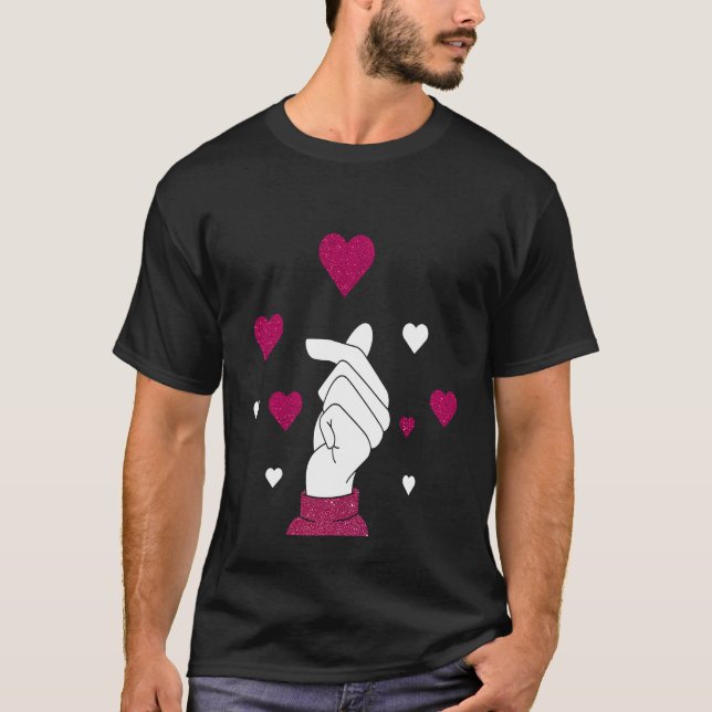 Camiseta Finger Heart for Someone you Love (Frente)