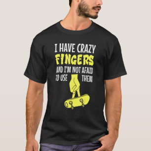 Camiseta Fingerboard Dinger Skateboard Fingerboard Qu