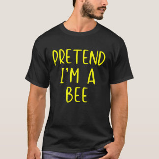 Camiseta Fingir a fantasia das abelhas no dia das bruxas co