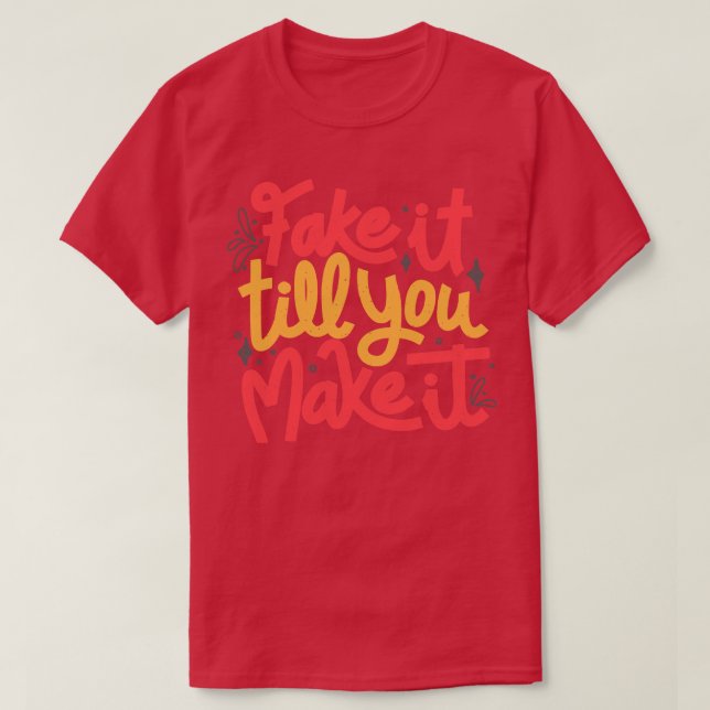 Camiseta Fingir até você chegar perto de Tobe Fonseca (Frente do Design)