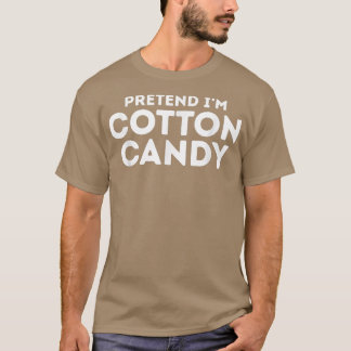 Camiseta Fingir Im Cotton CandyFesta Engraçada De Halloween