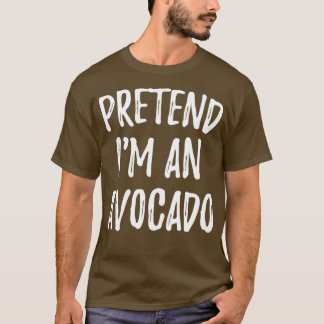 Camiseta Fingir Ix27m A Figurino De Halloween Avocado