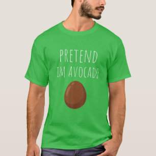 Camiseta Fingir-Me Um Halloween Preguiçoso E Engraçado