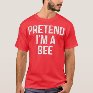 Camiseta Fingir-Me Uma Abelha Engraçada Fodora De Halloween