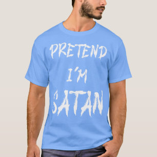 Camiseta Fingir O Figurino Do Dia de as Bruxas engraçado Da
