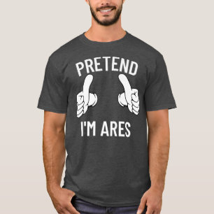 Camiseta Fingir que sou Ares Halloween Figurume Medusa Greg