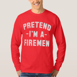 Camiseta Fingir que sou Dia de as Bruxas engraçado de Bombe