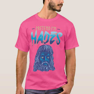 Camiseta Fingir que sou Hades Costume Antigo Grego Deus Mit