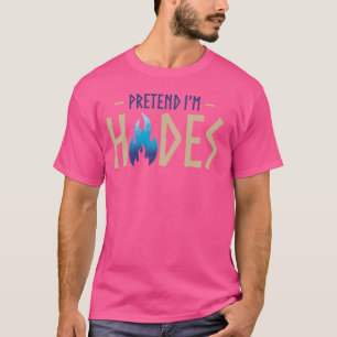 Camiseta Fingir que sou Hades Costume Antigo Grego Deus Mit