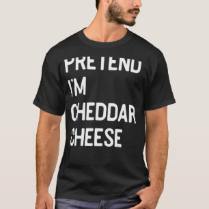 Camiseta Fingir que sou o Cheddar Cheese Costume para homen