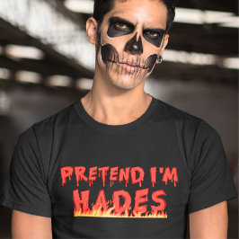 Camiseta Fingir que sou o Hades Horror... a fantasia de Hal