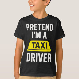 Camiseta Fingir que sou taxista - Figurino de Halloween