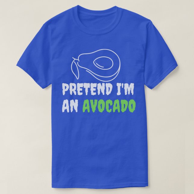 Camiseta Fingir que sou um abacado (Frente do Design)